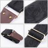 Vintage Woven Guitar Strap for Acoustic and Electric Guitars 2 Free Rubber Strap 2 Free Guitar Picks Rose [Jasenna] + Locks, (1-3D Black)