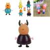 Colorful Eco-friendly Peppa Pig Family Friends Action Figures For Kids 25pcs Set