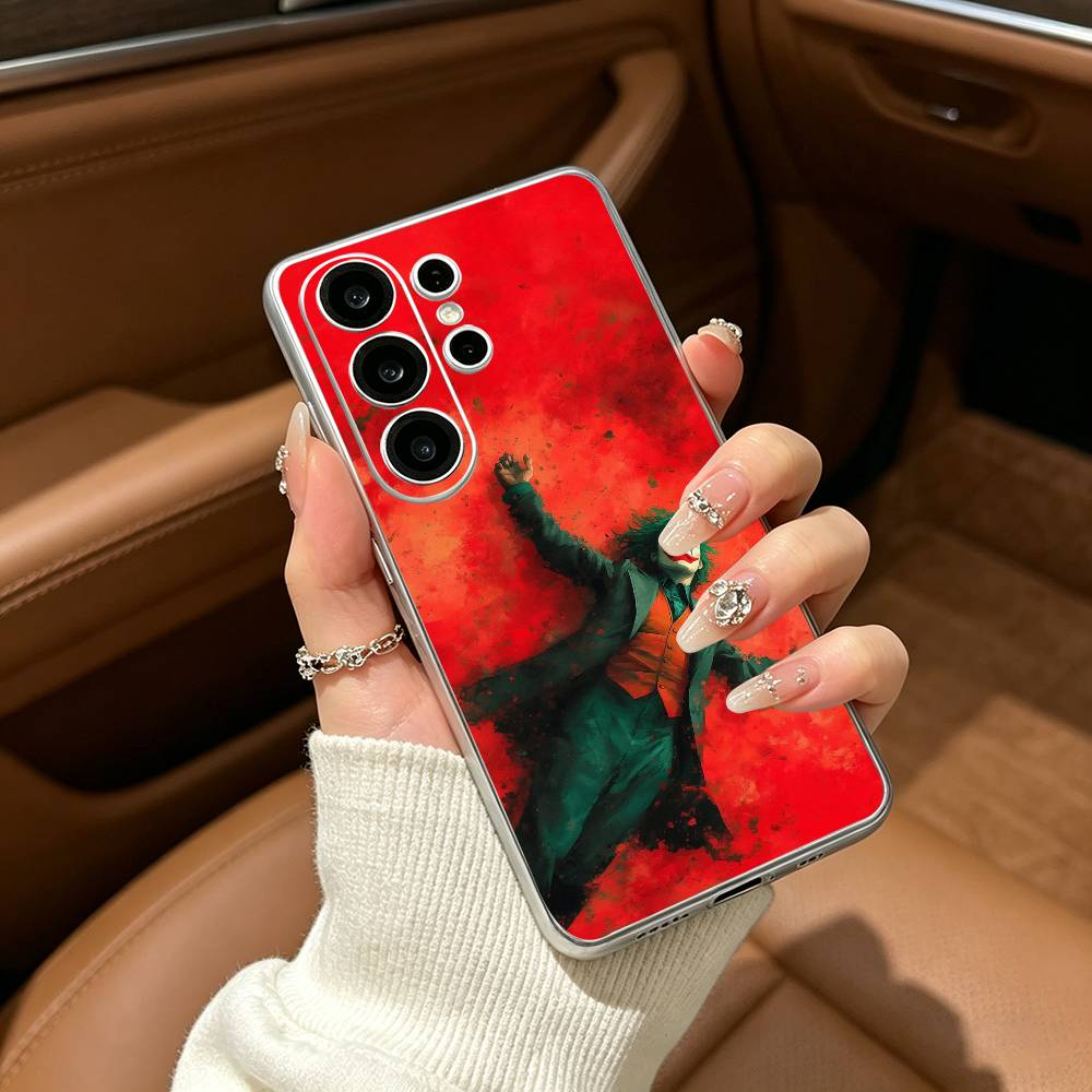 Arthur Fleck-J-O-K-E-R Phone Case For Samsung S25,S24,S21,S22,S23,S30,Ultra,S20,Plus,Fe,Lite Transparent Cover
