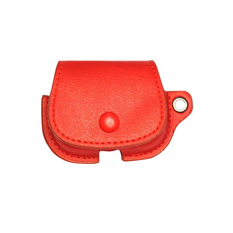 Solid Color Leather Protective Case for AirPods Pro/Pro2, 2nd Gen/3rd Gen Bluetooth