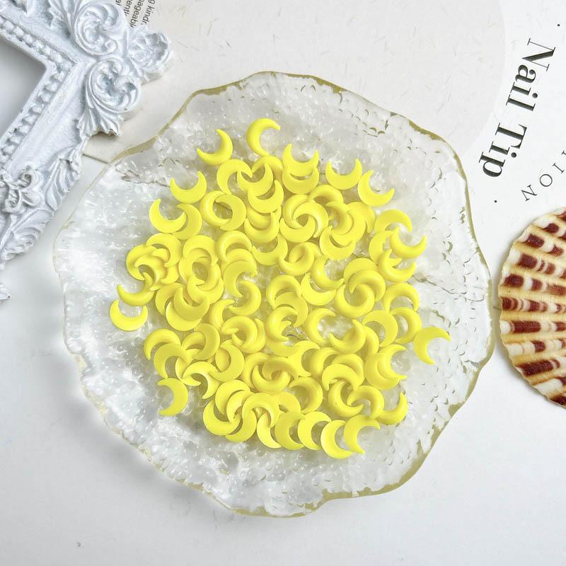 New Nail Art Resin Star Moon Ornaments Mini Small Macaron Nails DIY Phone Case Decoration