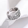 Handmade Vintage Carved Ring Antique Couple Rings Jewelry Gift Wide Band Ring  for Women & Men