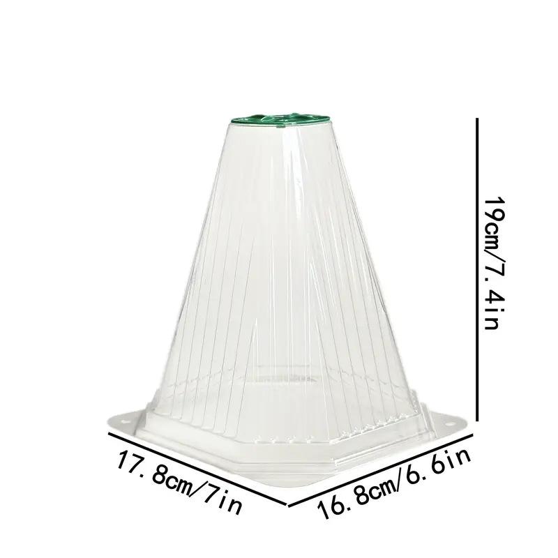10PCS Cone Plant Seedling Protective Cover Nursery Seedling Planting Tent Reusable Anti-Insects and Frost Weather Damage