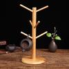 Multi-layer Bamboo Cup Storage & Drain Rack