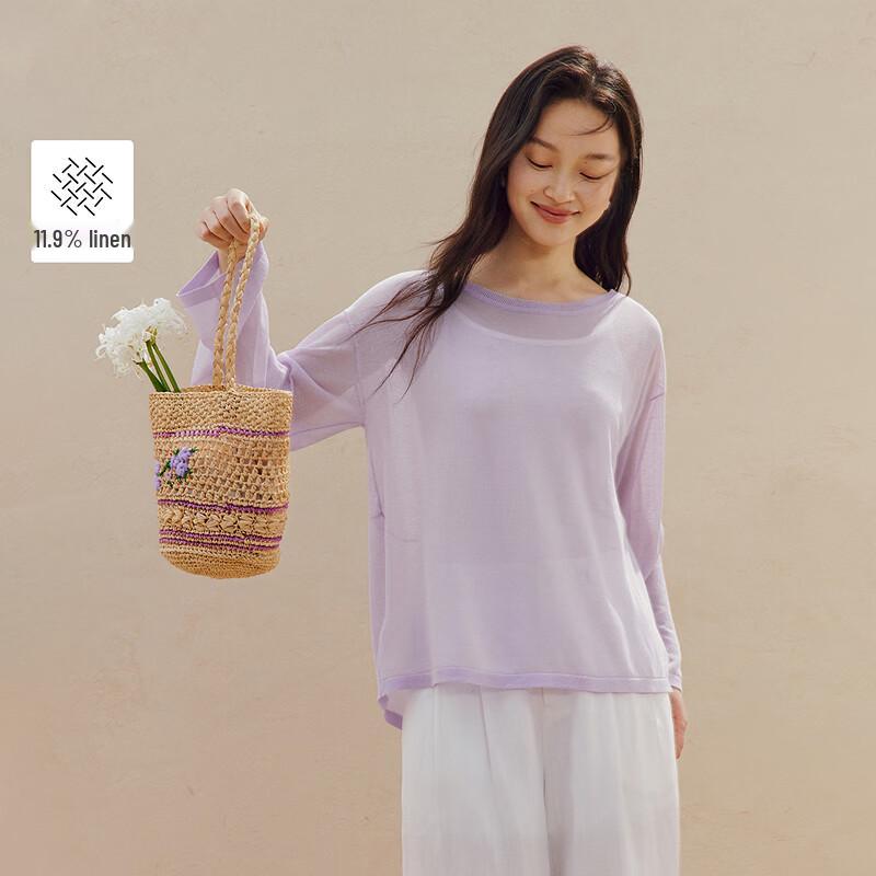 INMAN Women s Twisted Irregular Long-Sleeve T-Shirt L