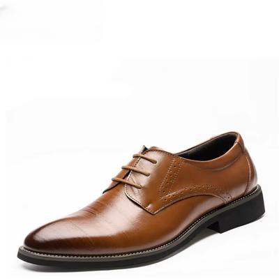New  Flat Classic Men Dress Shoes Genuine Leather Wingtip Carved Italian Formal Oxford Footwear Plus Size 38-48 For Winter