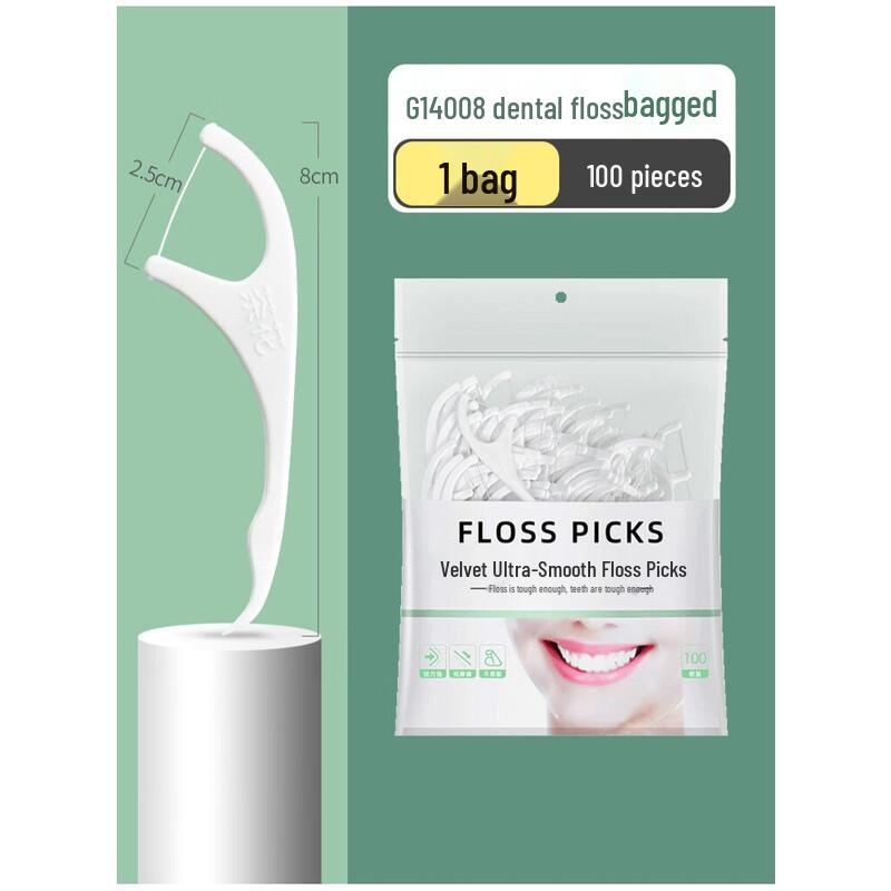 CHAHUA Portable Disposable Dental Floss Picks