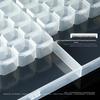 Nail Art Jewelry Storage Box - 28-Grid Detachable Rhinestone Organizer for Small Accessories