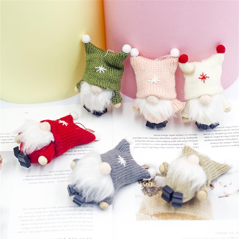 1pcs Fashion  Christmas Doll Pendant  for Christmas Tree Brincos Christmas Day Gift