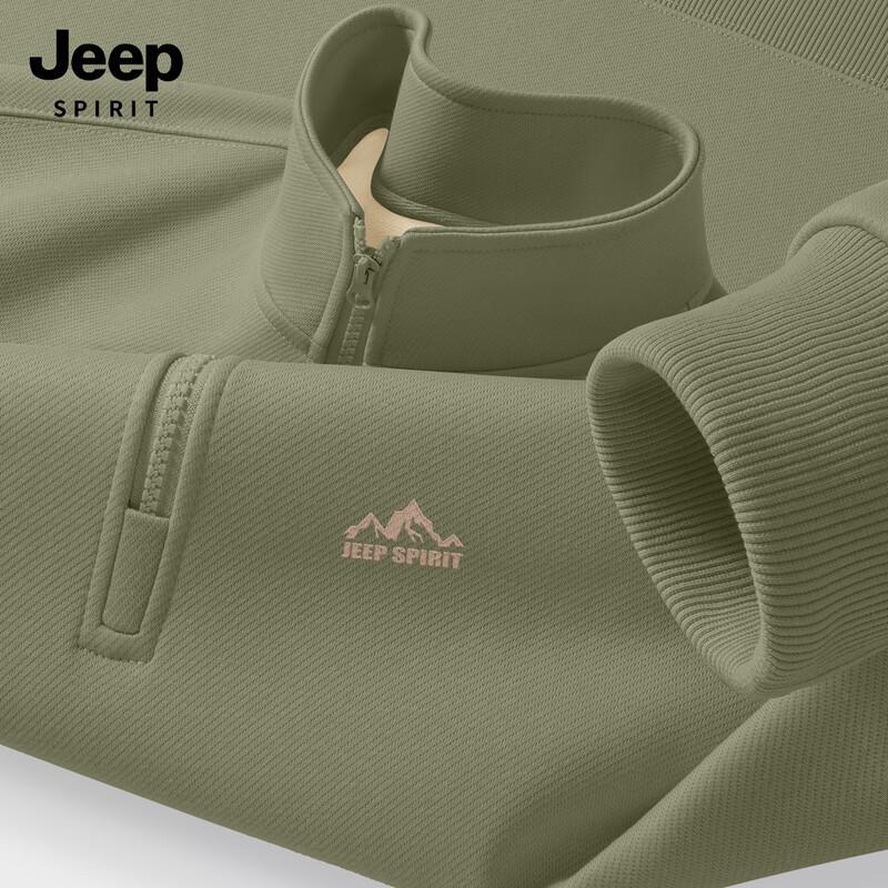 

JEEP SPIRIT Men s Fleece-Lined Pullover Sweatshirt 2XL