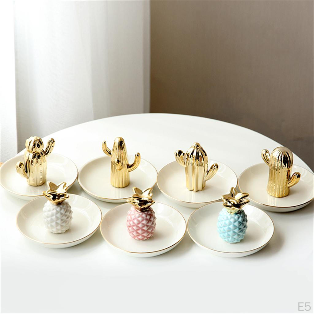 Ananas Display Tray Necklace Bracelet Earrings Organizer - Red