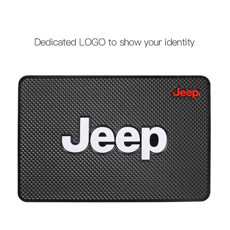 

Подстаканники Автомобильные Нескользящий Коврик Липкий Противоскользящие ПВХ Накладки Аксессуары Для Jeep Grand Cherokee Wrangler JK Gladiator Compass Renegad