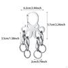 Carabiner Keychain Clip Set Organizer Easily Add and Remove Sturdy for More Keys Key Rack