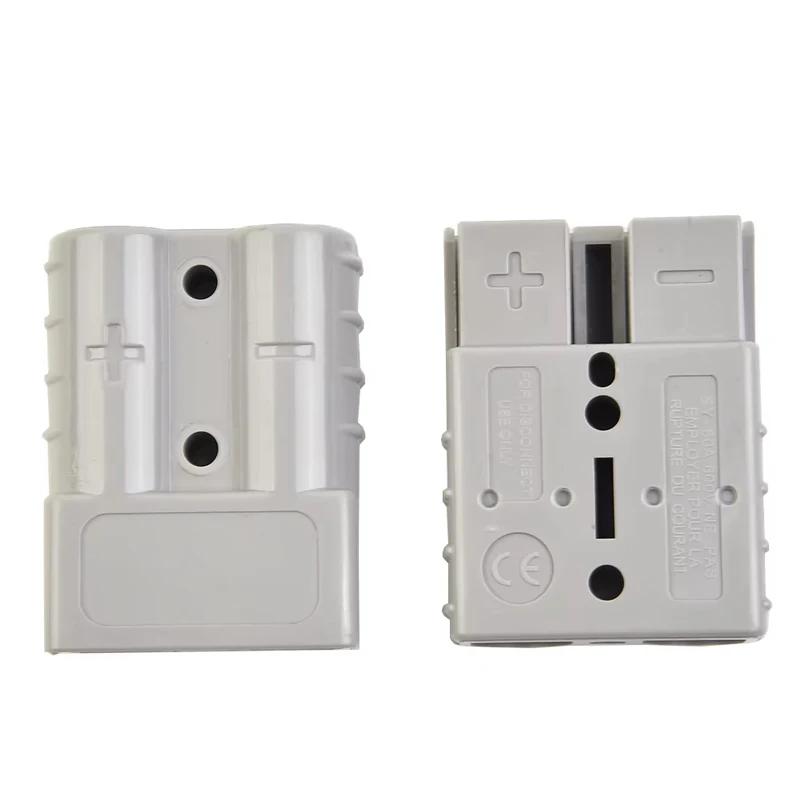 2Pcs Double Pole With Copper Contact Power Connectors Charging Plug For Anderson Plug Cable Terminal Battery Power