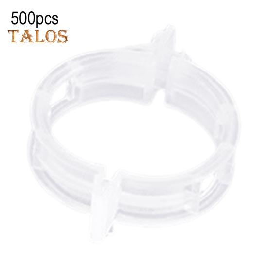 100/200/300/400/500Pcs Garden Plant Support Clips Grape Tomato Ties Vegetable Vine Stem Fixing Clip Cucumber Flower Squash Vine Upright Climbing