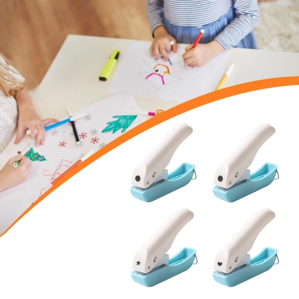 Aesthetic Page Punch Embosser Labor-Saving Punching Machine Handheld Punch  Scrapbook Making