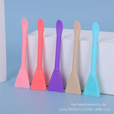 Brosse à Masque en Silicone à Double Tête avec Spatule à Masque