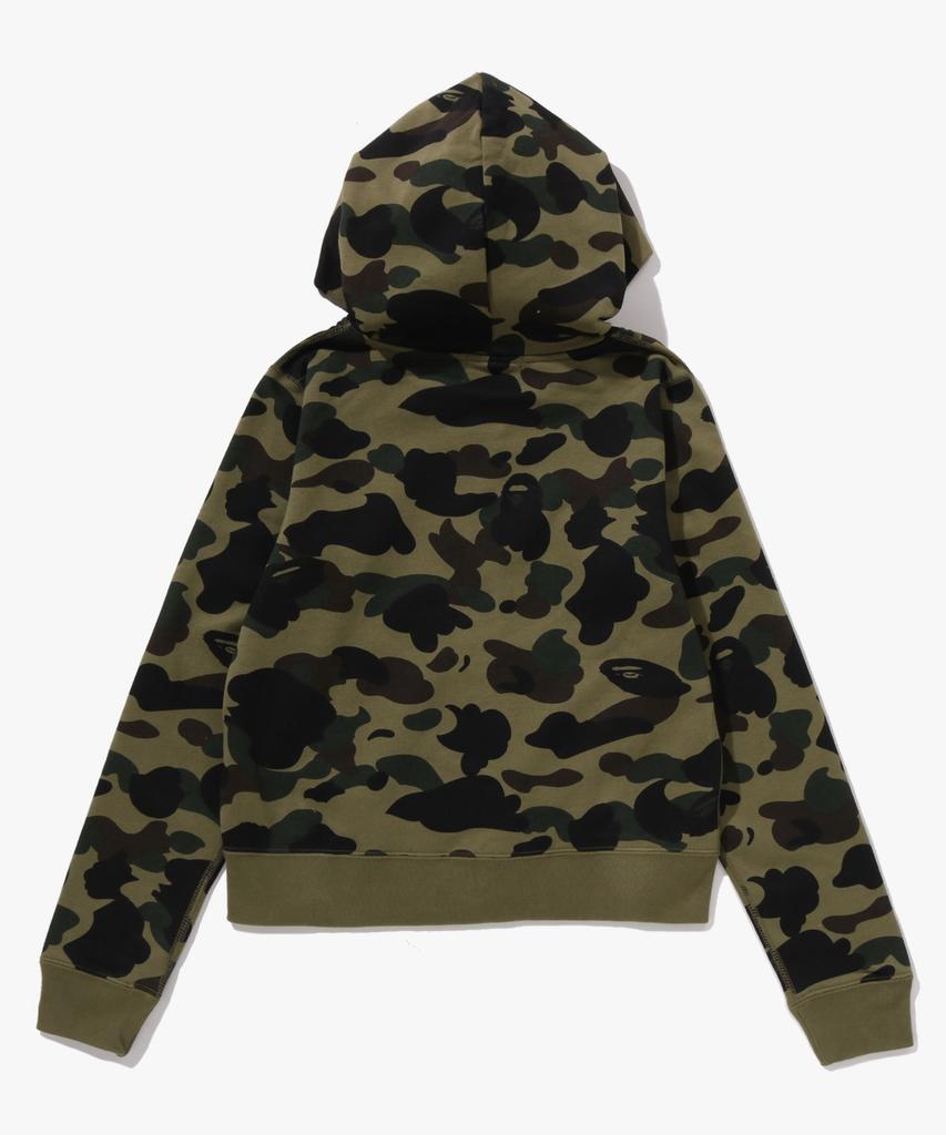 Bape First Camo Zip Hoodie (W) Green