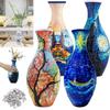 Puzzle en plastique incurvé 3D Puzzlef Vase à fleurs Arrangements floraux Kit de puzzle d'artisanat DIY Cadeau de pendaison de crémaillère Puzzle d'art 3D Vase