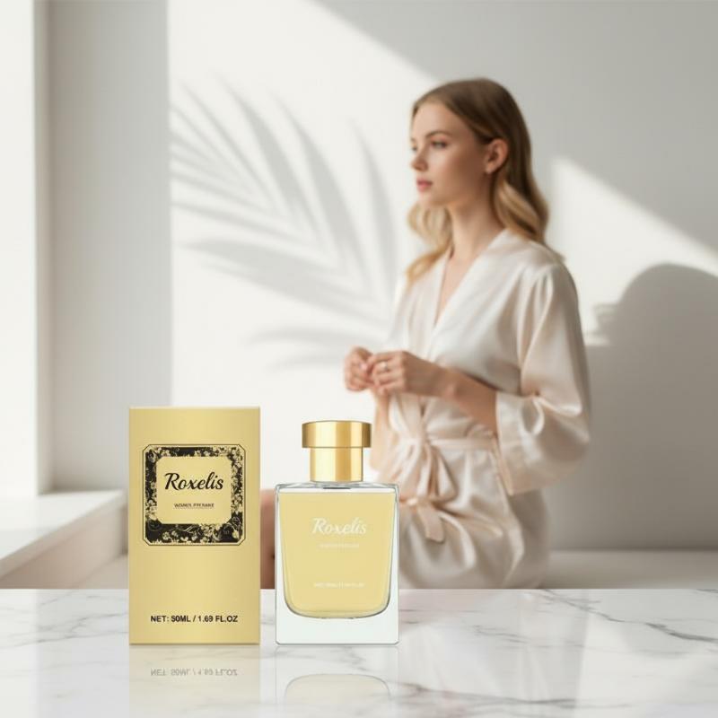 Roxelis 50Ml Citrus Freshing Perfume Lasting Fragrance For Journey Dating Charming Release Body Mist Romantic Citrus Perfume