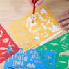 Kids Drawing Stencils Set: 20 pcs Large Plastic Templates with 300+ Patterns for Painting - Creative Gift for Girls & Boys