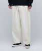 Denim Wide Balloon Pants [Cream]