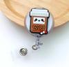 1PCS Nurse Work Card Holders Retractable Badge Reels Cute Cartoon Badge Reels Doctor ID/IC Card Holder Hospital Supplies