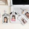 1PCS 3 Inch Photocard Card Holder Case Kawaii Kpop Photo Card Holder Keychain Ins Protector Photo Sleeves Bus Card Case Bags