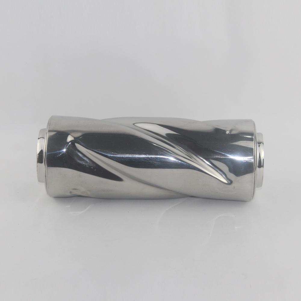 Universal Modified Stainless Steel Exhaust Pipe  Automobile Exhaust Muffler Spiral Exhaust Pipe In the Drum
