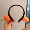 Adorable Cartoon Fish & Carrot Baby Headband Set - Cute Hair Clips & Accessories for Photos & Washing