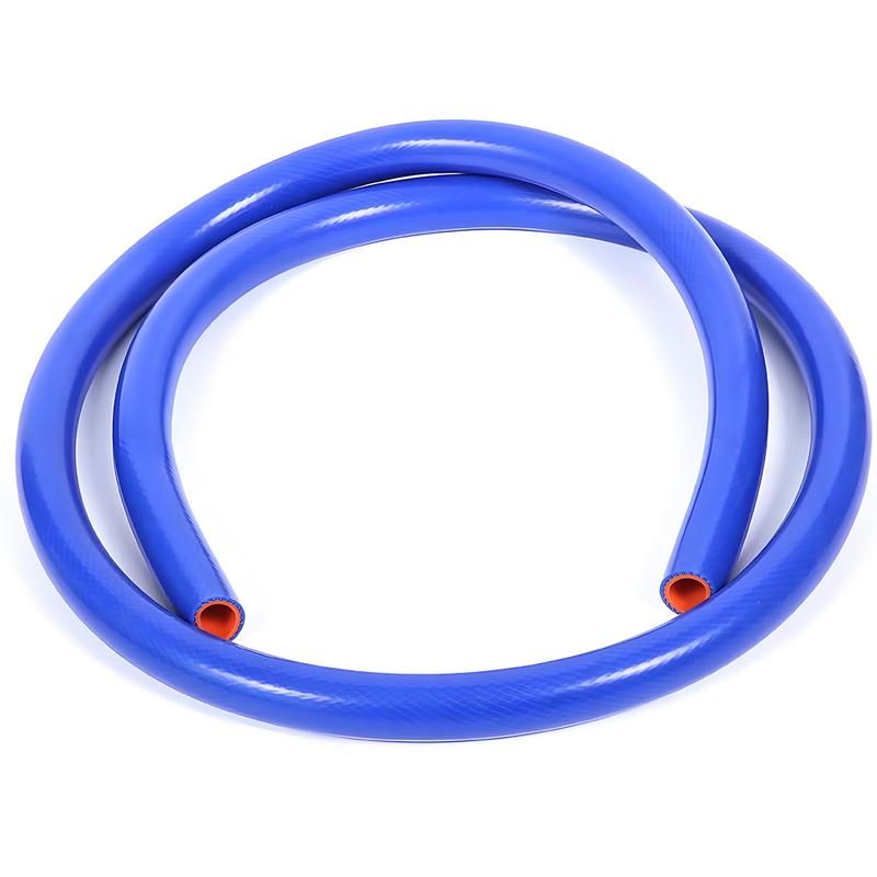 ID 6-25mm Silicone Hose Heat Resistant High Presure Automotive Cylinder Vacuum Tube double-layer warm air water pipe rubber hose