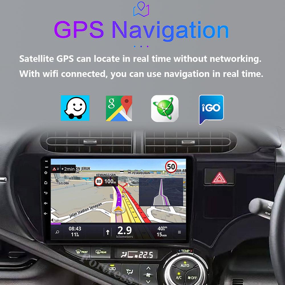 Car Radio For Toyota Aqua Prius C 2011-2017 Multimedia Automotive Autoradio Carplay Android Auto Wireless Video Car GPS WIFI