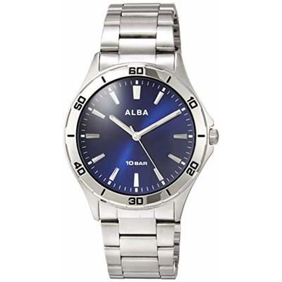 2019 Modell Uhr ALBA Sport wasserdicht (10 ATM) AQPK411 Herren Silber NEU