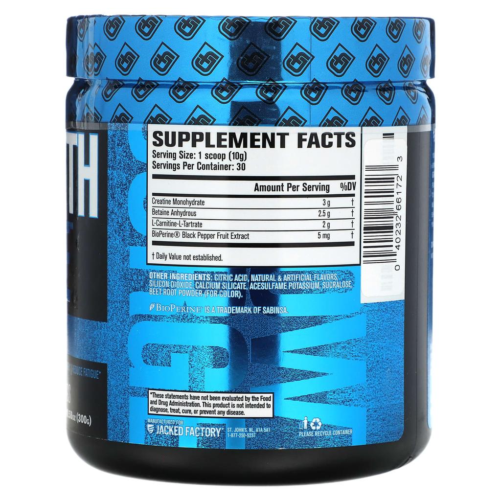 Jacked Factory Growth Promotion, Post-Workout, Swirlberry, 300 G (10.58 Oz)