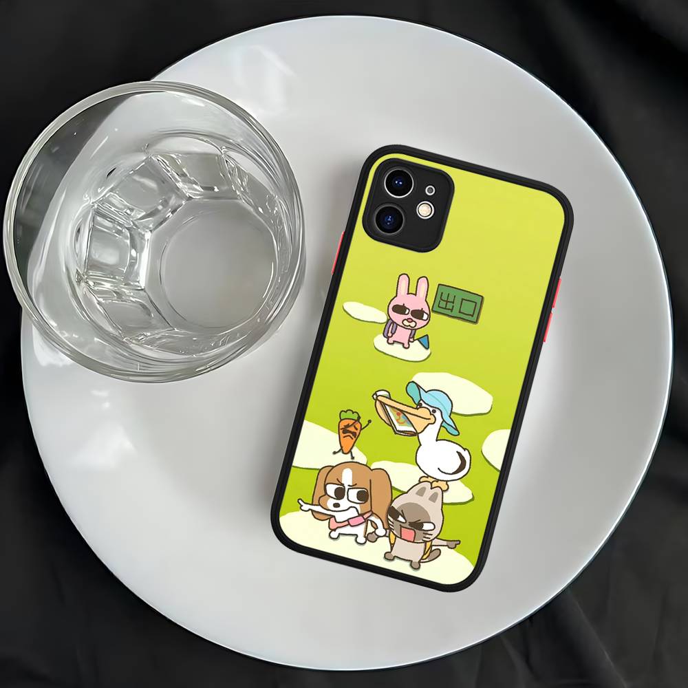 Anime SiamLIPu Matte Translucent Phone Case For iphone 16 ProMax 15 14 13 12 11 X XS PRO Plus
