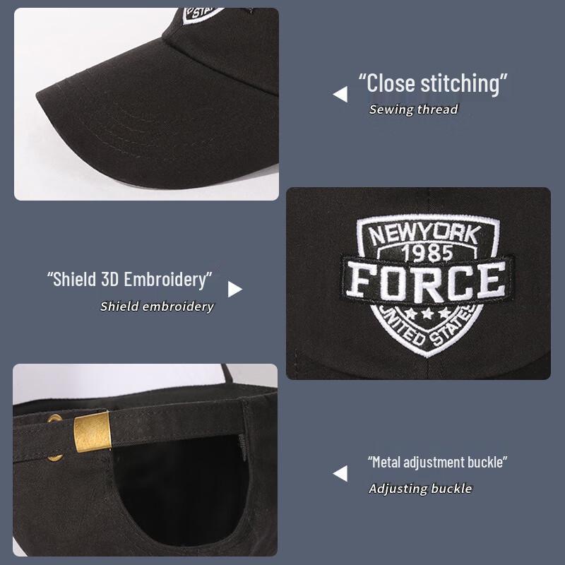 Casquette de baseball OLOMM brodée protection solaire