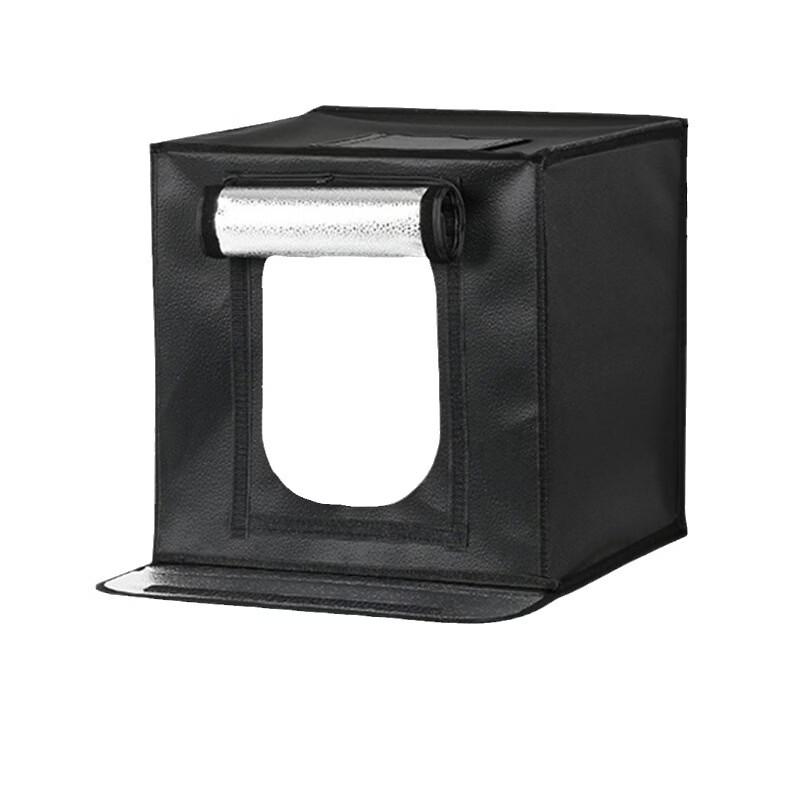 OLOEY 40CM Dimmable Foldable Photography Light Box with 2 LED Panels