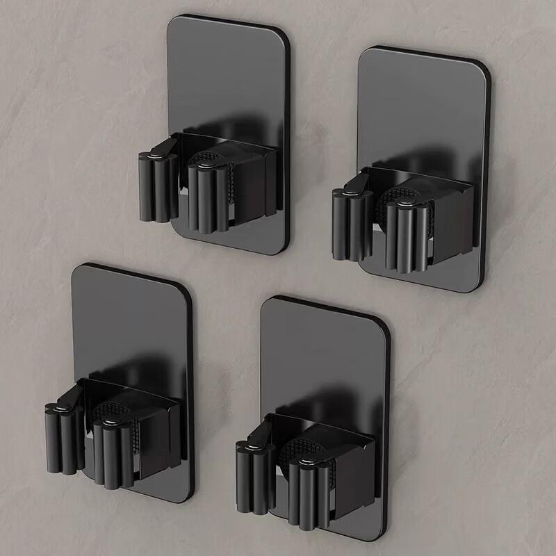 LIEI Suction Cup Wall Mop and Broom Holder