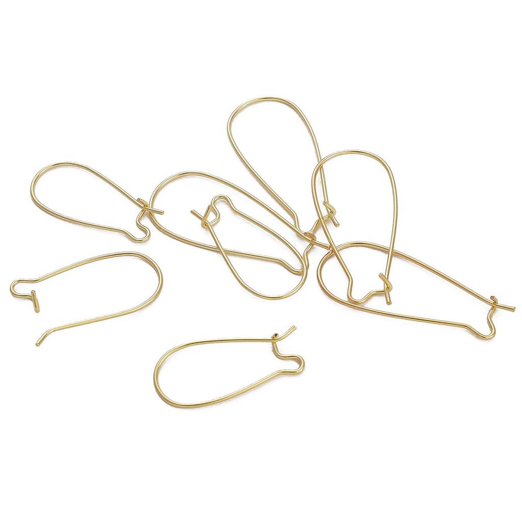 Kobber Kanin Øre Lang Ørekrok For DIY smykker Making Craft Accessories