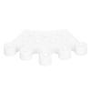 12LED Crown Shape Night Light Cute Warm White Lamp Home Decoration for Bedroom Living RoomWhite