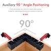 New Woodworking Right Angle Clip Photo Frame Punching Fixing Jig Set 90 Degree Quick Positioning Woodworking Installation Tools