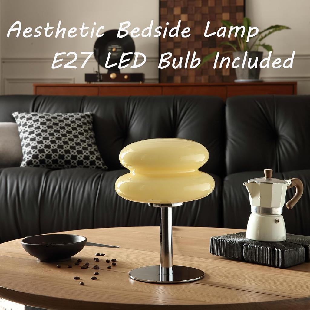 Desktop Small Table Lamp Bedroom Decorative Lamp Bauhaus Postmodern Minimalist Mid-century Small Night Light
