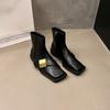 Fashion Booties 2025 Small People Show Tall Korean Heightened Boots Women's Shoes