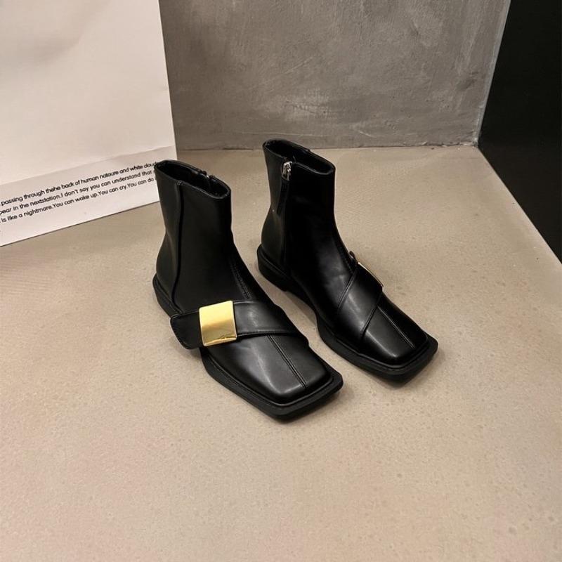Fashion Booties 2025 Small People Show Tall Korean Heightened Boots Women's Shoes
