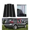 4pcs Glossy Black Pillar Post Carbon Fiber For Volkswagen Golf 5 V MK5 2003-2009 2004 2005 Window Door Deal B CCover Sticker