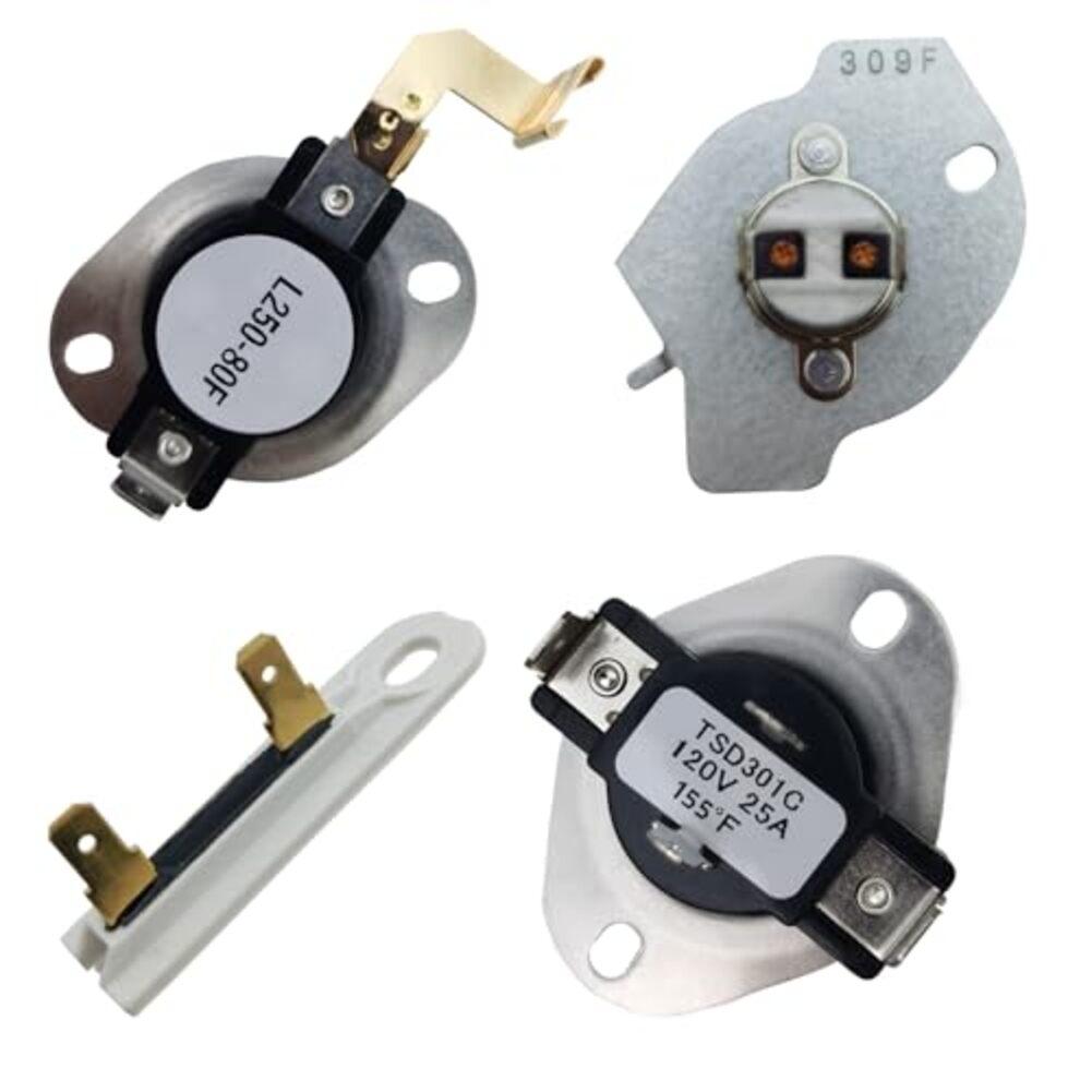 Dryer Cycling Thermostat Kit With 3977767 High Limit Thermostat 3977393 Thermal Fuse 3392519 Thermal Fuse For Laundry Dryer China Mainland