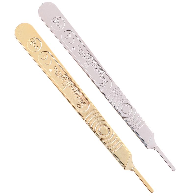 Scalpel Handle Fits Blade Stainless Steel Surgical Hilt Surgical Hilt  Hand Tool