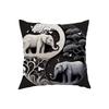 Sofa Pillow Pillowcase Skin-friendly Short Plush Cute Animal Cat Pillow Cover Living Room Cushion Cover Without Core