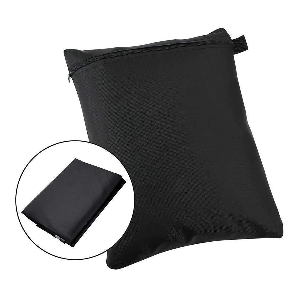 30inch Round Fire Pit Cover Waterproof Dirtproof Grill BBQ Protector Cover Black
