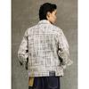 GXG Men's Grey Jacquard Denim Jacket